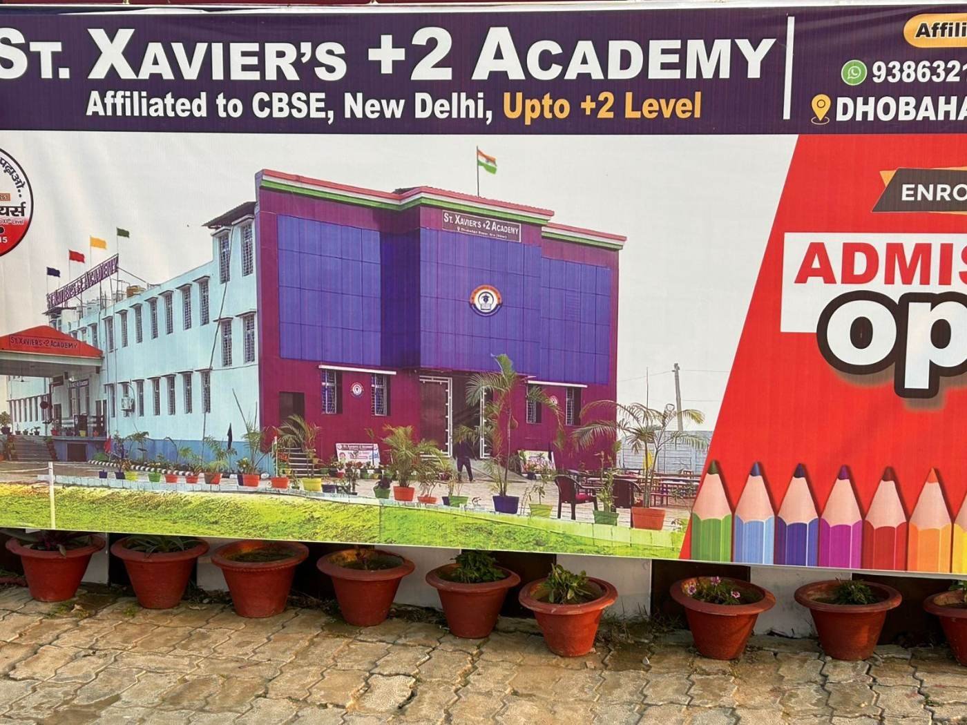 A school programme at St. Xavier's +2 Academy