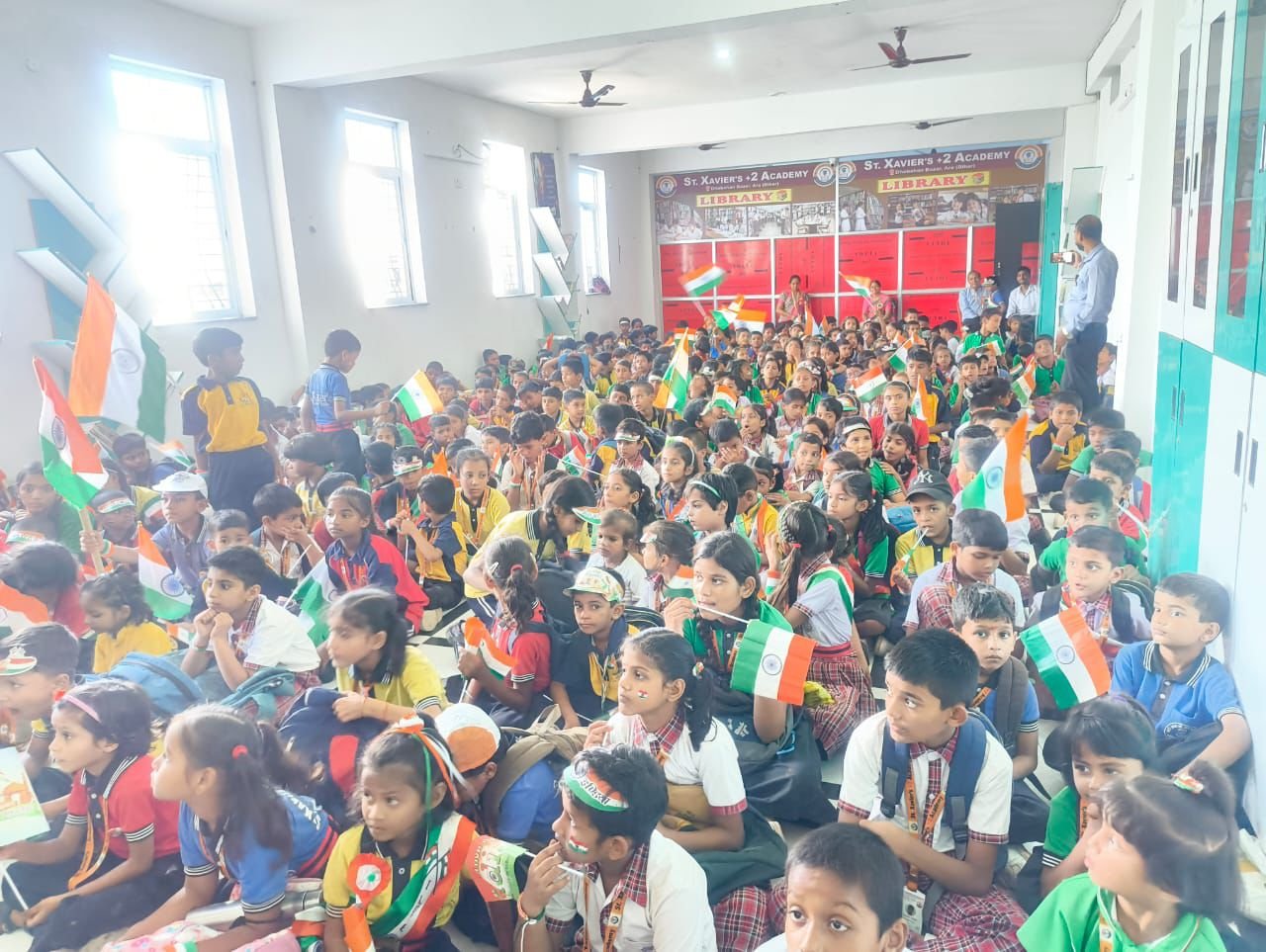 Photograph from the annual function album, St. Xavier's +2 Academy, Dhobahan Bazar