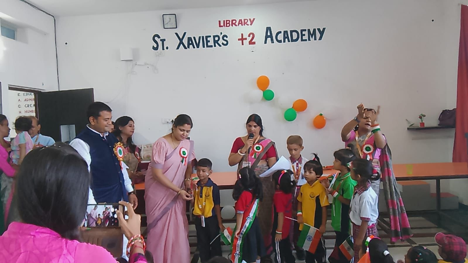 Photograph from the annual function album, St. Xavier's +2 Academy, Dhobahan Bazar