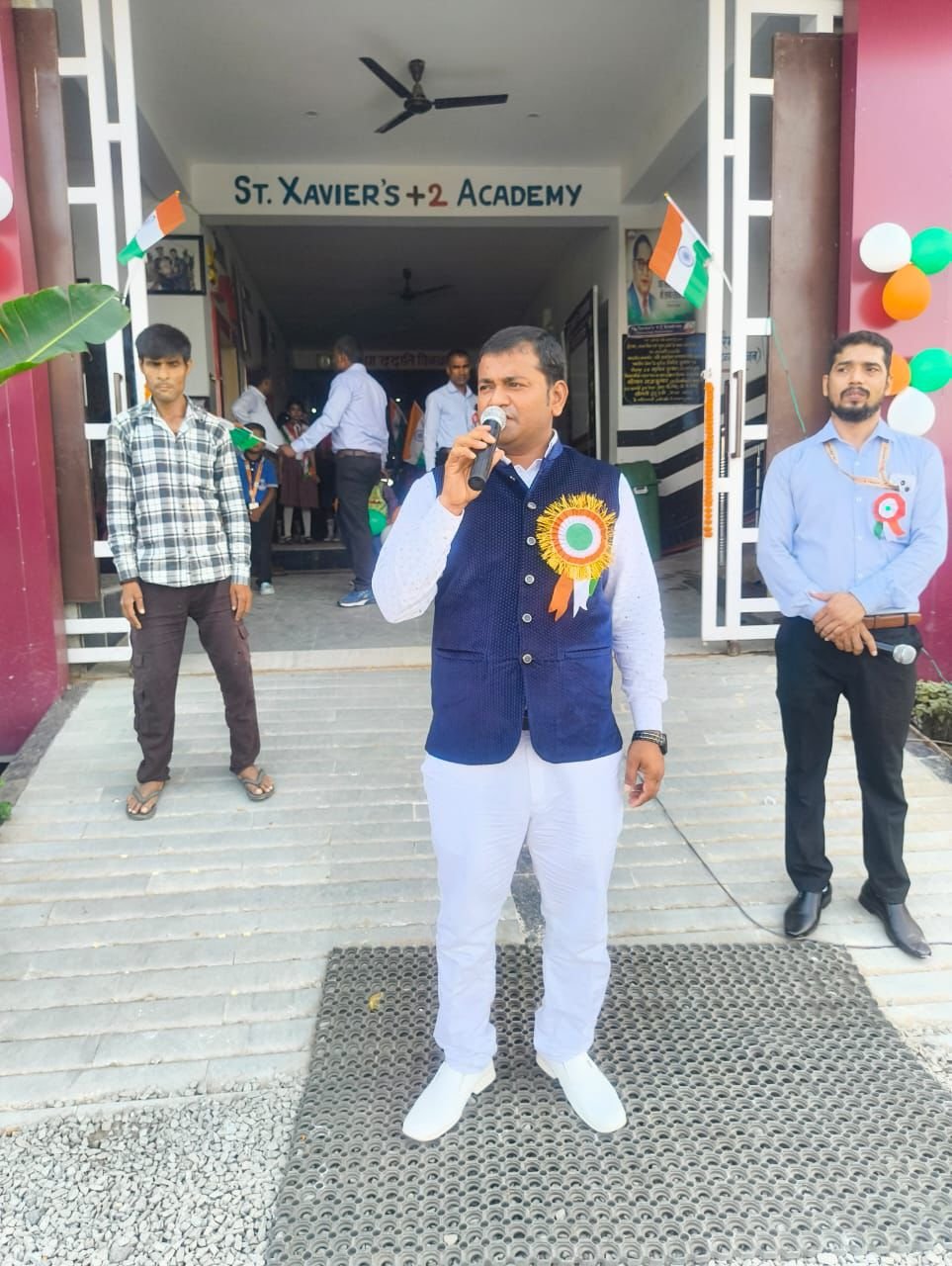 Photograph from the annual function album, St. Xavier's +2 Academy, Dhobahan Bazar