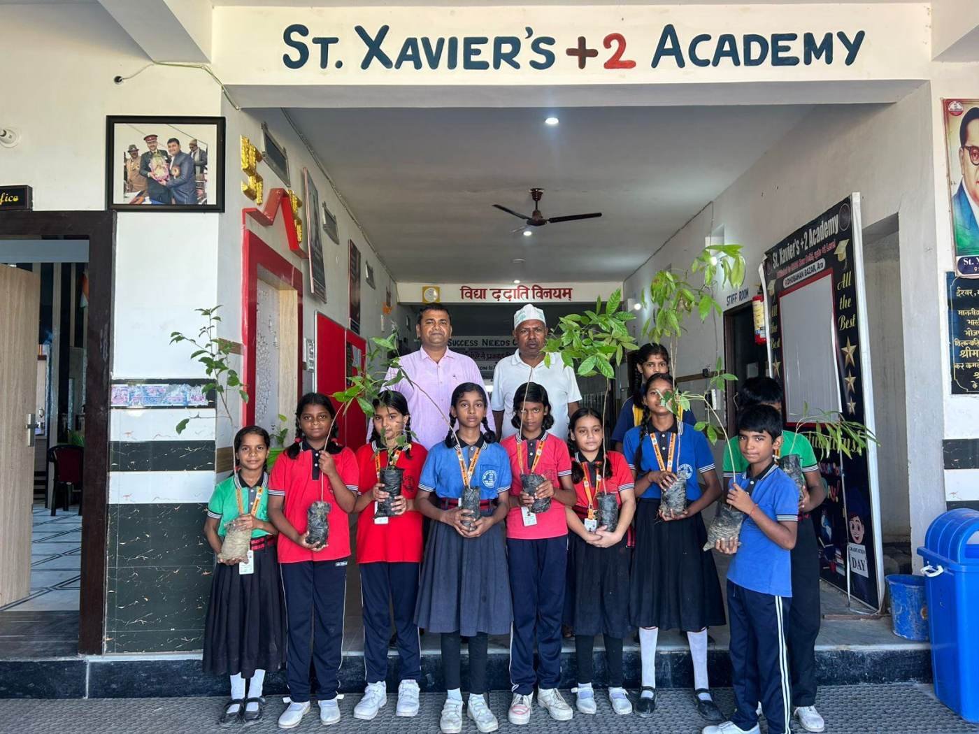 Photograph from the school photographs album, St. Xavier's +2 Academy, Dhobahan Bazar